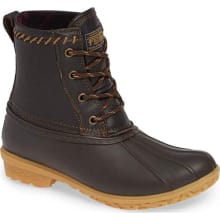 Women's Leather Upper Short Duck Boot